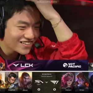 没打过Viper！T1双人组被线杀HLE首局碾压获胜